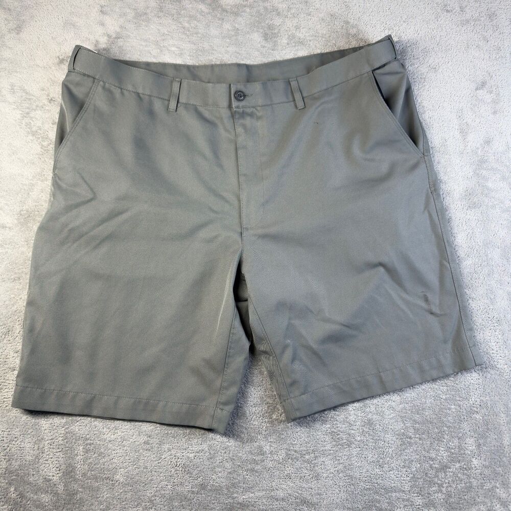 PGA Tour Shorts Mens 40 Gray Golf Active Pockets Chino Outdoor Preppy Sporty